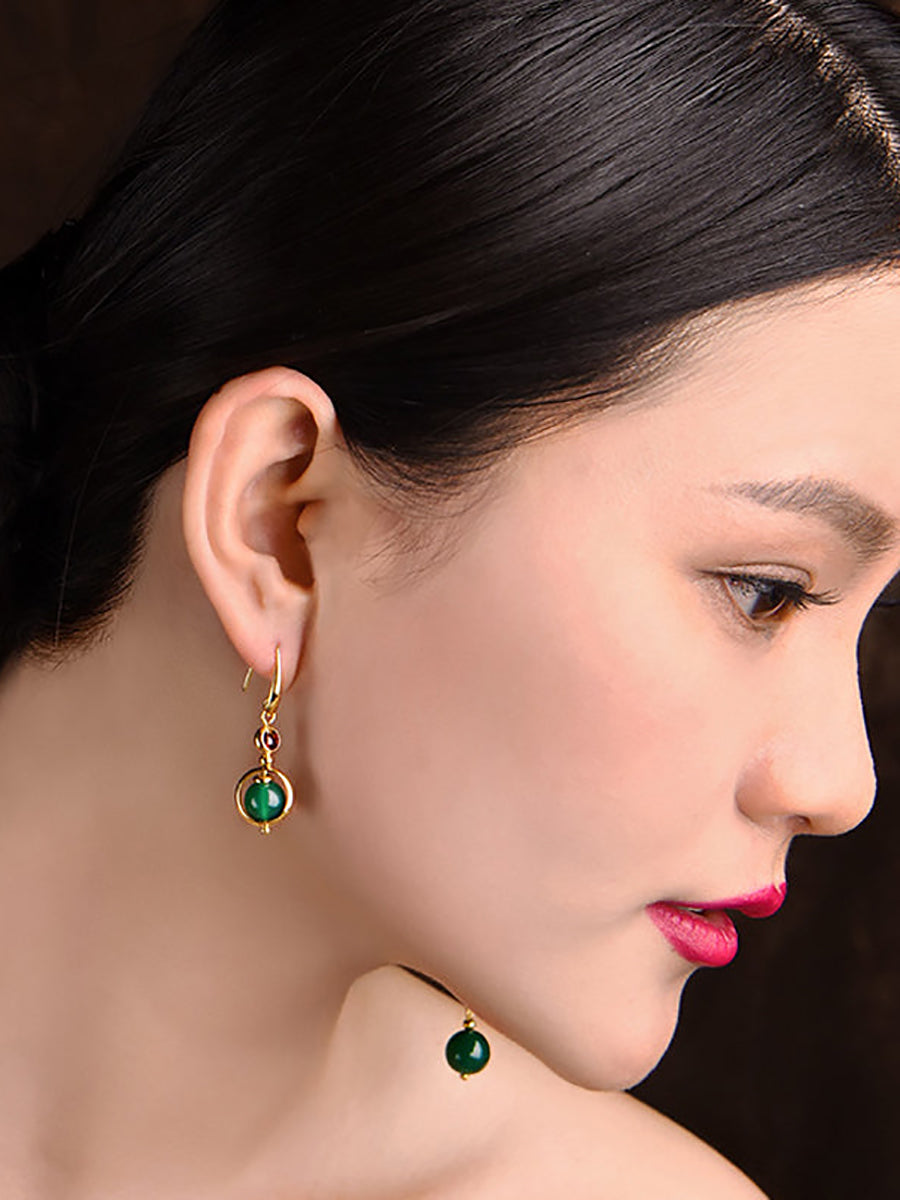 Vintage Irregular Ethnic Dragonfly Women Earrings