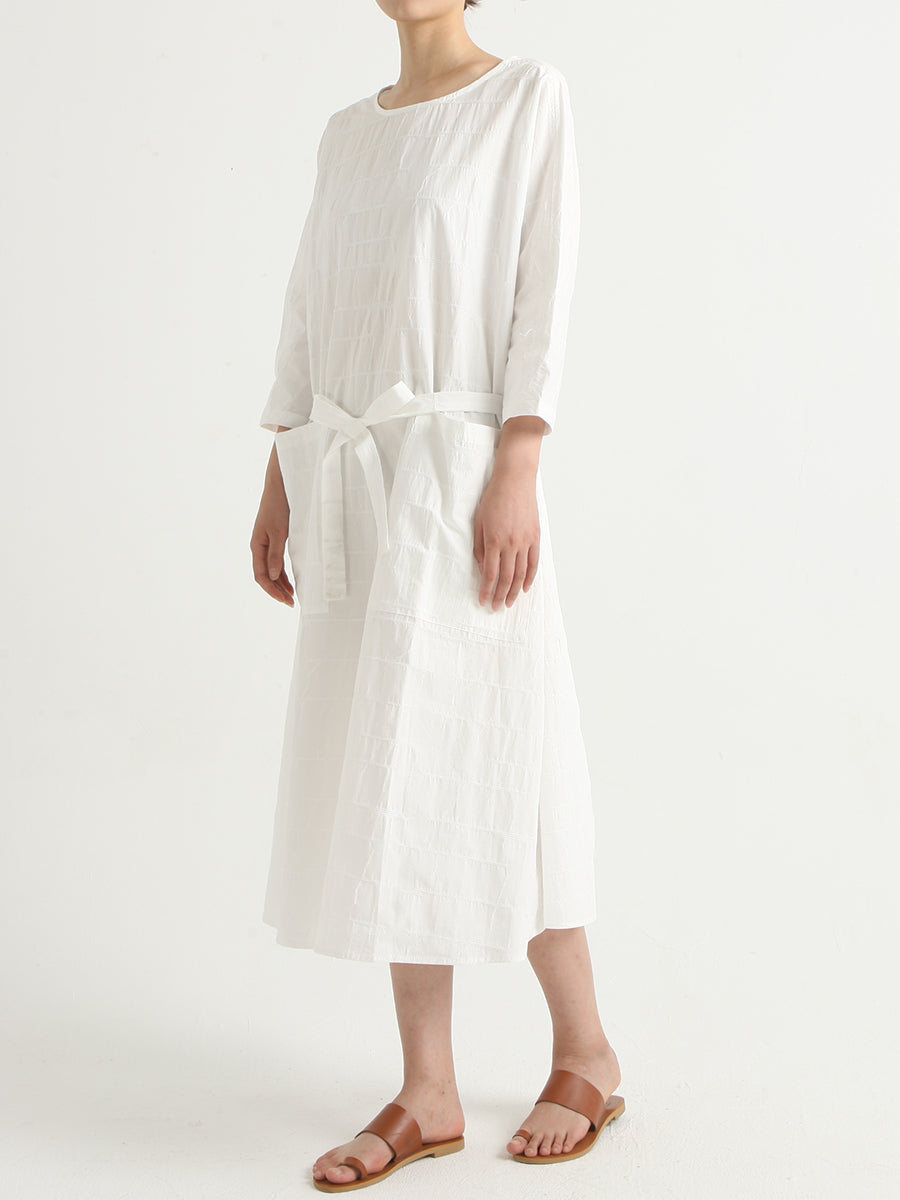 Waistbelt Summer Cotton Casual Loose Dress